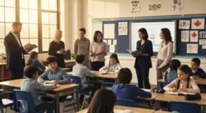 Foreign teachers in Canadian classroom