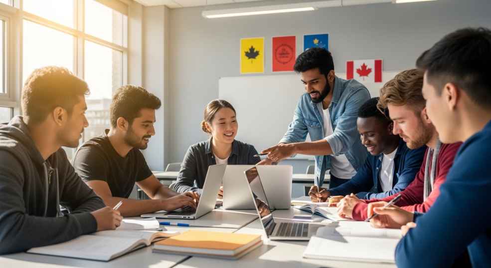 International students studying in Canada to gain Canadian education for Express Entry CRS boost
