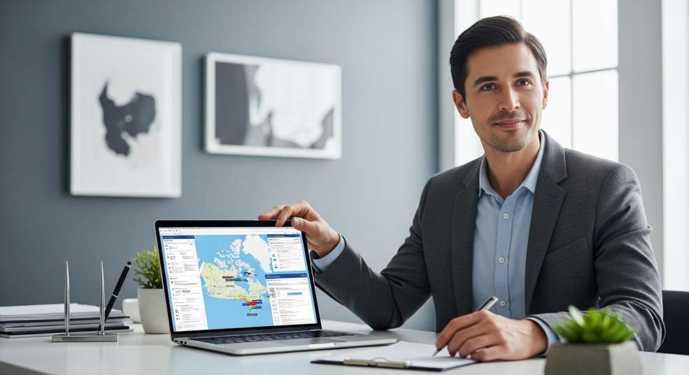 Entrepreneur reviewing immigration documents