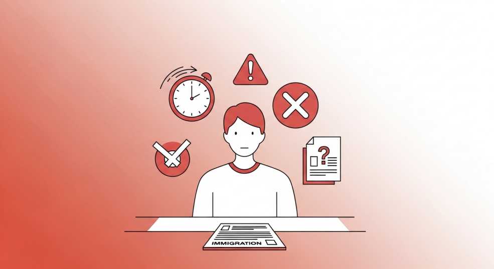 Common mistakes in filing aplication.