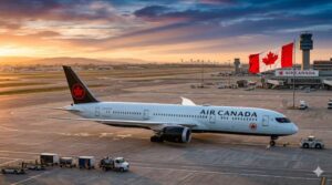 commercial plane in canada